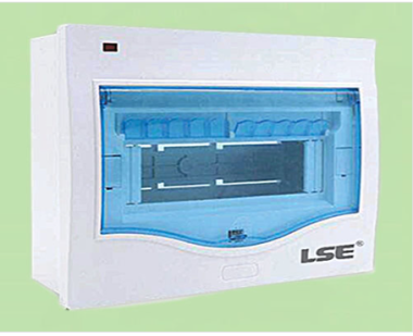 TỦ ĐIỆN NHỰA LS 8-10N CÓ ĐÈN BÁO