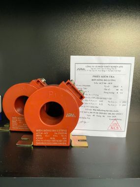 Biến Dòng Hạ Thế Vỏ Nhựa Tròn APM Chính Hãng, có Kiểm Định -  Từ 100/5A Đến 1000/5A