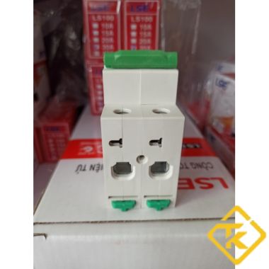 MCB DC 2 PHA 1000V, APTOMAT DC, THIẾT BỊ ĐÓNG NGẮT DC CHO ĐIỆN NLMT- LSDC-2P