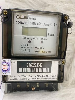 Công tơ điện tử 1 pha Emic CE-38 : An Toàn – Chuẩn Xác