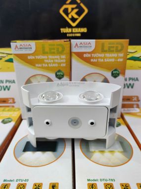 Đèn Hắt Tường Trang Trí Chính Hãng ASIA LIGHTING ÁNH SÁNG VÀNG/ TRẮNG