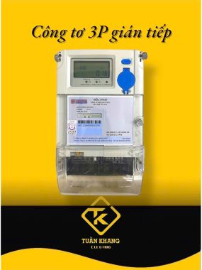 Công Tơ Điện Tử 3 Pha DTS27 3x5(6)A Hữu Hồng – Gián Tiếp, 1 Biểu Giá và 3 Biểu Giá