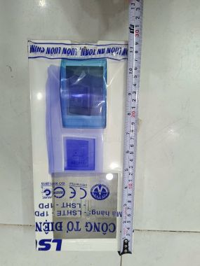 Tủ Nhựa Đựng Công Tơ Điện Tử/ Đồng Hồ Điện Tử 1 Pha LSE Kèm Hộp Chứa CB