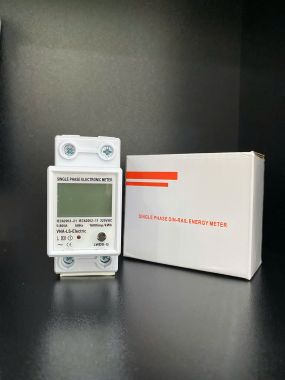 Công tơ điện tử 1 pha đo điện năng VNA - LS Mini Electric hiển thị 4 thông số - Có nút reset