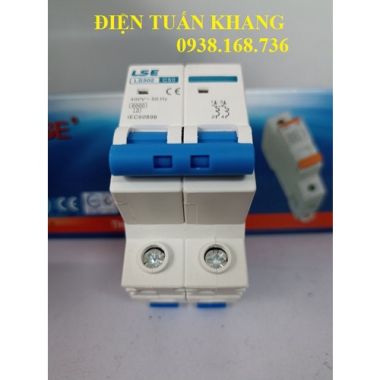 MCB 2P LS302 (10A-63A) Xanh Dương (CB Tép LSE)