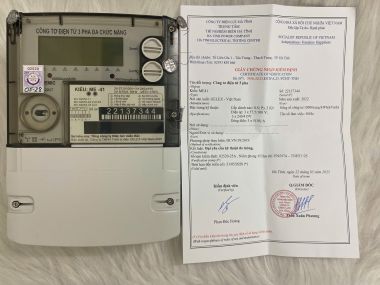 Công tơ điện tử 3 pha nhiều biểu giá EMIC - ME 41 Đa chức năng - Kiểm Định