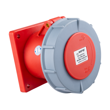MPN-3352 MPE-Ổ cắm loại cố định bắt trên bảng điện 5 cực, 63A, IP67