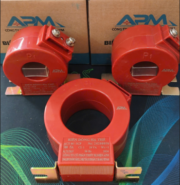 Biến Dòng Hạ Thế Vỏ Nhựa Tròn APM Chính Hãng, có Kiểm Định -  Từ 100/5A Đến 1000/5A
