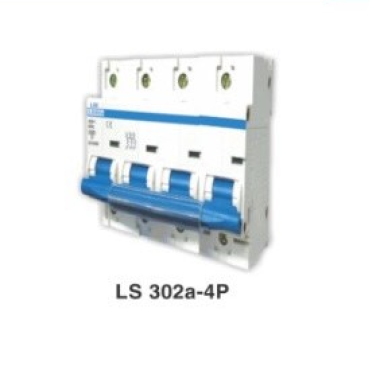 MCB 4P LS302 (80-100-125A) Xanh Dương (CB Tép LSE)