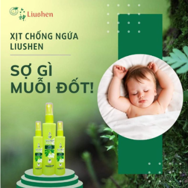 Combo Chai Xịt Chống Muỗi Và Xịt Chống Ngứa Liushen Dung Tích 80ml