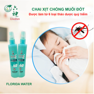 NƯỚC CHỐNG MUỖI ĐỐT LIUSHEN THỂ TÍCH 180ML