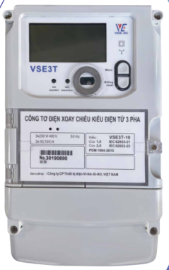 CÔNG TƠ ĐIỆN TỬ 3 PHA VINASINO VSE3T-10