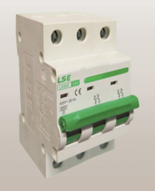 MCB 3P LS302 (6A-63A) Xanh Lá (CB Tép LSE)