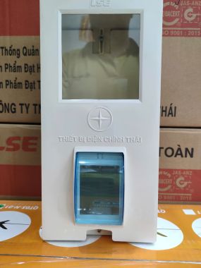 Tủ Nhựa Đựng Công Tơ Điện Tử/ Đồng Hồ Điện Tử 1 Pha LSE Kèm Hộp Chứa CB