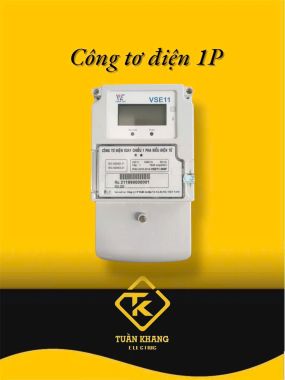 Công tơ điện tử 1 pha 1 giá Vinasino loại 5(80)-VSE11-580F