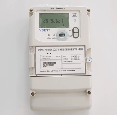 CÔNG TƠ ĐIỆN TỬ 3 PHA VINASINO VSE3T-10