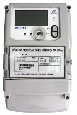 CÔNG TƠ ĐIỆN TỬ 3 PHA VINASINO VSE3T-50