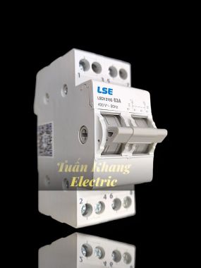 Aptomat Đảo Chiều Dạng Aptomat 2 Tép 20A-25A-32A-40A LSE - Cầu Dao Đảo Tự Động