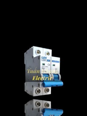 MCB 2P LS302 (10A-63A) Xanh Dương (CB Tép LSE)