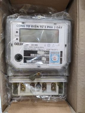 Công Tơ Điện Tử EMIC 1 Pha 2 Dây 10(80)A -Emic CE-18G