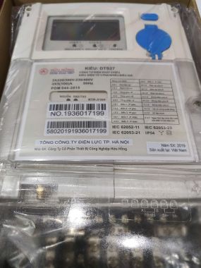 CÔNG TƠ ĐIỆN TỬ 3 PHA NHIỀU GIÁ TRỰC TIẾP 5(100)A- DTS27 HỮU HỒNG