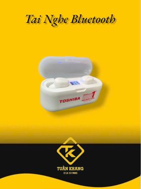 TAI NGHE BLUETOOTH NHÉT TAI TOSHIBA CHÍNH HÃNG- (Tai nghe Toshiba)