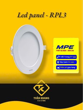 Đèn LED âm trần 7W/9W/12W MPE RPL3/3C đổi màu chính hãng