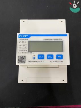 Công tơ điện tử 3 pha 4 dây Chint DTSU666 5(80)A (trực tiếp)