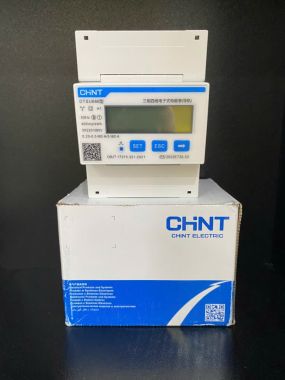 Công tơ điện tử 3 pha 4 dây Chint DTSU666 5(80)A (trực tiếp)