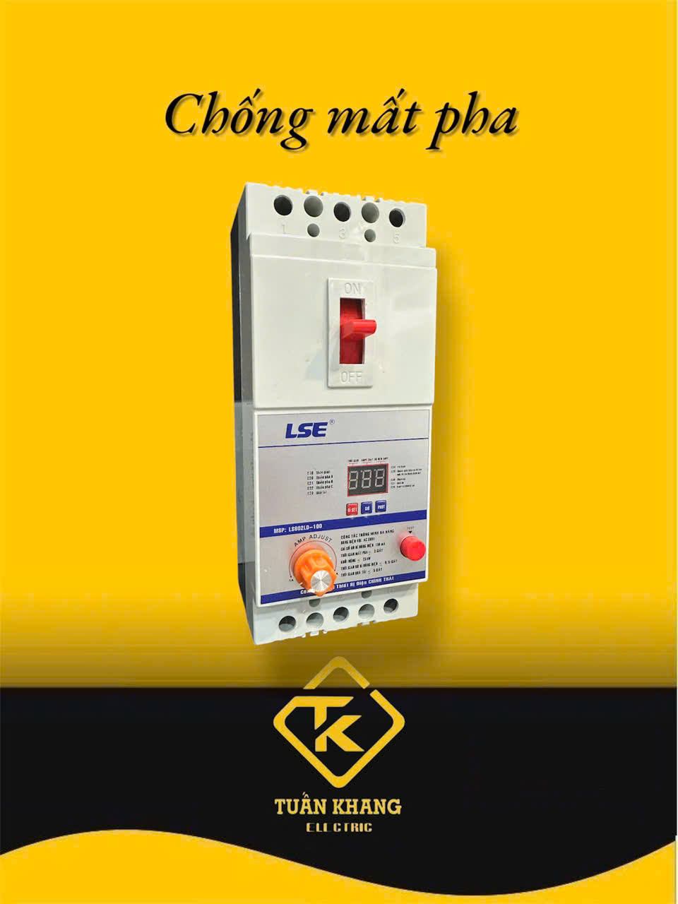 CÔNG TẮC THÔNG MINH ĐA NĂNG LSE , APTOMAT, CẦU DAO BẢO VỆ CHỐNG MẤT PHA ĐIỆN, CHỐNG GIẬT HẸN GIỜ CHỐNG GIẬT (LS602)